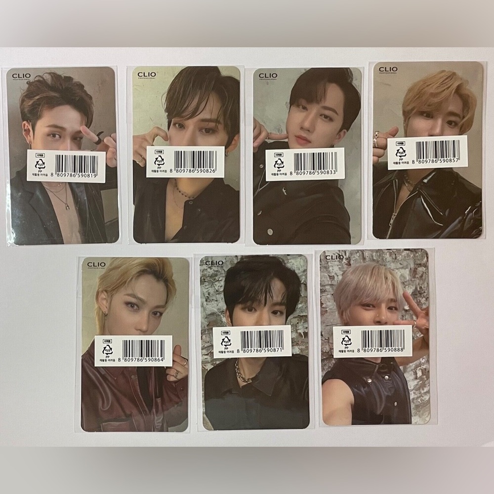 Kpop Stray Kids Clio Round 1 Spicy Version Merch Photocards